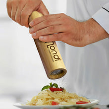 Load image into Gallery viewer, Custom Printed Bamboo Pepper Mill with Logo