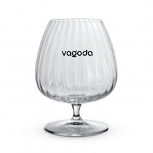 Load image into Gallery viewer, Custom Printed Luigi Bormioli Optica Cognac Glass with Logo