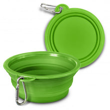 Load image into Gallery viewer, Silicone Collapsible Pet Bowl