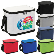 Load image into Gallery viewer, Custom Printed 6 Pack Cooler with Logo