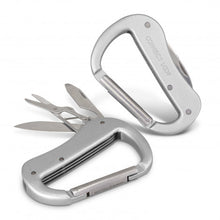 Load image into Gallery viewer, Custom Printed Carabiner Multi-Tool with Logo