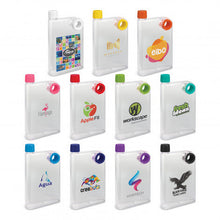 Load image into Gallery viewer, Custom Printed Accent Water Bottle - Frosted with Logo
