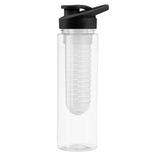 Load image into Gallery viewer, black fruit infuser custom printed promotional drink bottles
