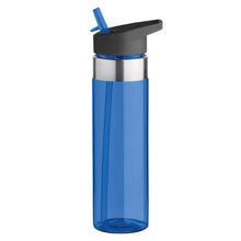 Load image into Gallery viewer, blue flip-out drinking noozle custom printed promotional drink bottles