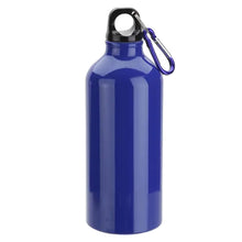 Load image into Gallery viewer, blue carabine screwed custom printed promotional drink bottles