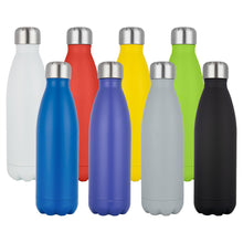 Load image into Gallery viewer, Matt metal leak proof custom printed promotional drink bottles