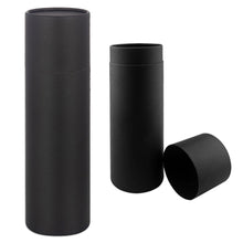 Load image into Gallery viewer, black gift tube custom printed promotional drink packaging
