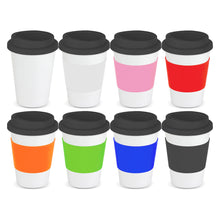 Load image into Gallery viewer, black eco friendly custom printed promotional ecco kuppas