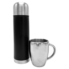 Load image into Gallery viewer, black premium custom printed promotional gift sets