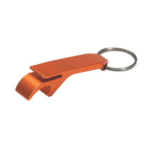 Load image into Gallery viewer, orange premium custom printed promotional bottle opener key rings