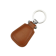 Load image into Gallery viewer, brown rustic custom printed promotional key rings