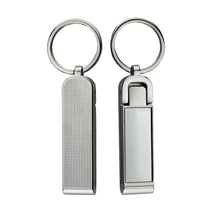 Load image into Gallery viewer, silver mobile custom printed promotional key rings