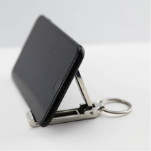 Load image into Gallery viewer, silver mobile custom printed promotional key rings