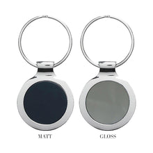 Load image into Gallery viewer, Custom Printed Ebony Key Ring with Logo