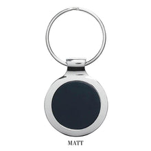 Load image into Gallery viewer, matt black ebony custom printed promotional key rings
