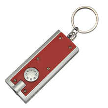 Load image into Gallery viewer, red torch custom printed promotional misc key rings