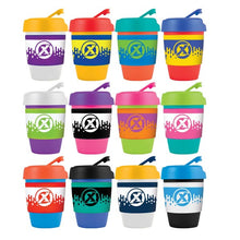 Load image into Gallery viewer, Custom Printed Kick Coffee Cup / Silicone Band with Logo