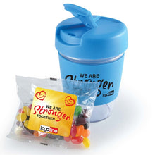 Load image into Gallery viewer, Custom Printed Kick Coffee Cup with Jelly Beans with Logo