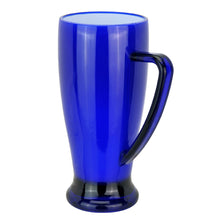 Load image into Gallery viewer, blue beer mug custom printed promotional plastic mugs
