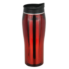Load image into Gallery viewer, red leak tight custom printed promotional plastic mugs