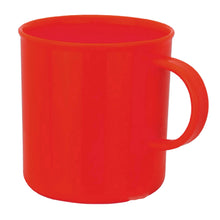 Load image into Gallery viewer, red strong custom printed promotional plastic mugs