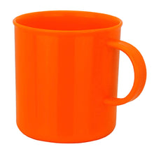 Load image into Gallery viewer, orange strong custom printed promotional plastic mugs