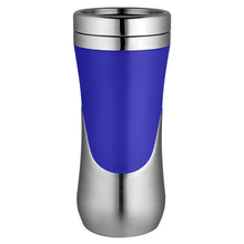 Load image into Gallery viewer, blue leak tight custom printed promotional plastic mugs