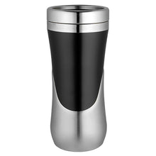 Load image into Gallery viewer, black leak tight custom printed promotional plastic mugs