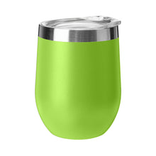 Load image into Gallery viewer, lime green eco friendly custom printed promotional stainless steel mugs
