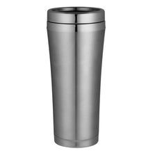 Load image into Gallery viewer, silver eco friendly custom printed promotional stainless steel mugs