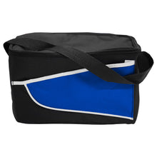 Load image into Gallery viewer, royal blue zipped lid custom printed promotional cooler bags