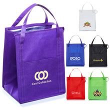 Load image into Gallery viewer, Custom Printed Goliath Insulated Grocery Tote with Logo