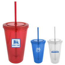 Load image into Gallery viewer, Custom Printed Carmel Arcylic Tumbler with Logo