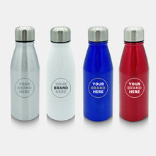 Load image into Gallery viewer, Custom Printed Vita Aluminium 450ml Water Bottle with Logo
