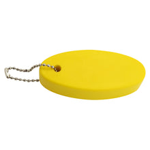 Load image into Gallery viewer, yellow floating premium custom printed promotional stress key rings