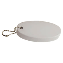 Load image into Gallery viewer, white floating premium custom printed promotional stress key rings
