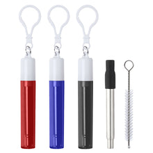 Load image into Gallery viewer, Custom Printed Neveo Retractable Metal Straw with Logo