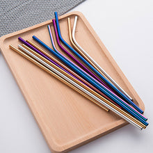 Load image into Gallery viewer, Custom Printed Stainless Steel Straw with Logo