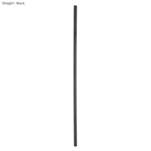 Load image into Gallery viewer, black eco friendly custom printed promotional reusable straws
