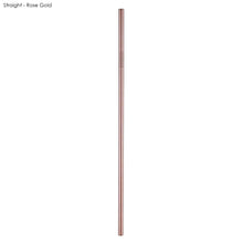 Load image into Gallery viewer, rose gold eco friendly custom printed promotional reusable straws