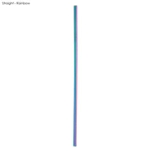 Load image into Gallery viewer, rainbow eco friendly custom printed promotional reusable straws