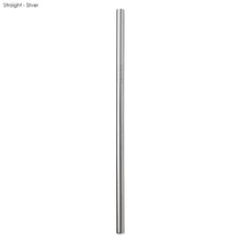 Load image into Gallery viewer, silver eco friendly custom printed promotional reusable straws