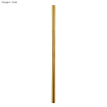 Load image into Gallery viewer, gold eco friendly custom printed promotional reusable straws