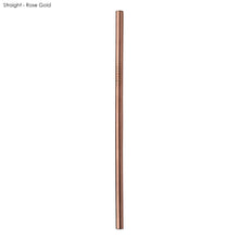 Load image into Gallery viewer, rose gold eco friendly custom printed promotional reusable straws