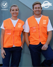 Load image into Gallery viewer, hi vis vest with pockets