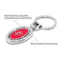 Load image into Gallery viewer, Spinning Metal Key Ring