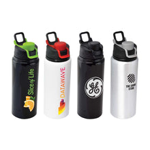 Load image into Gallery viewer, Custom Printed Trident Water Bottle with Logo