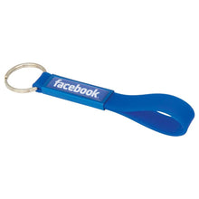 Load image into Gallery viewer, Silicone Sling Keyring with Dome-Indent