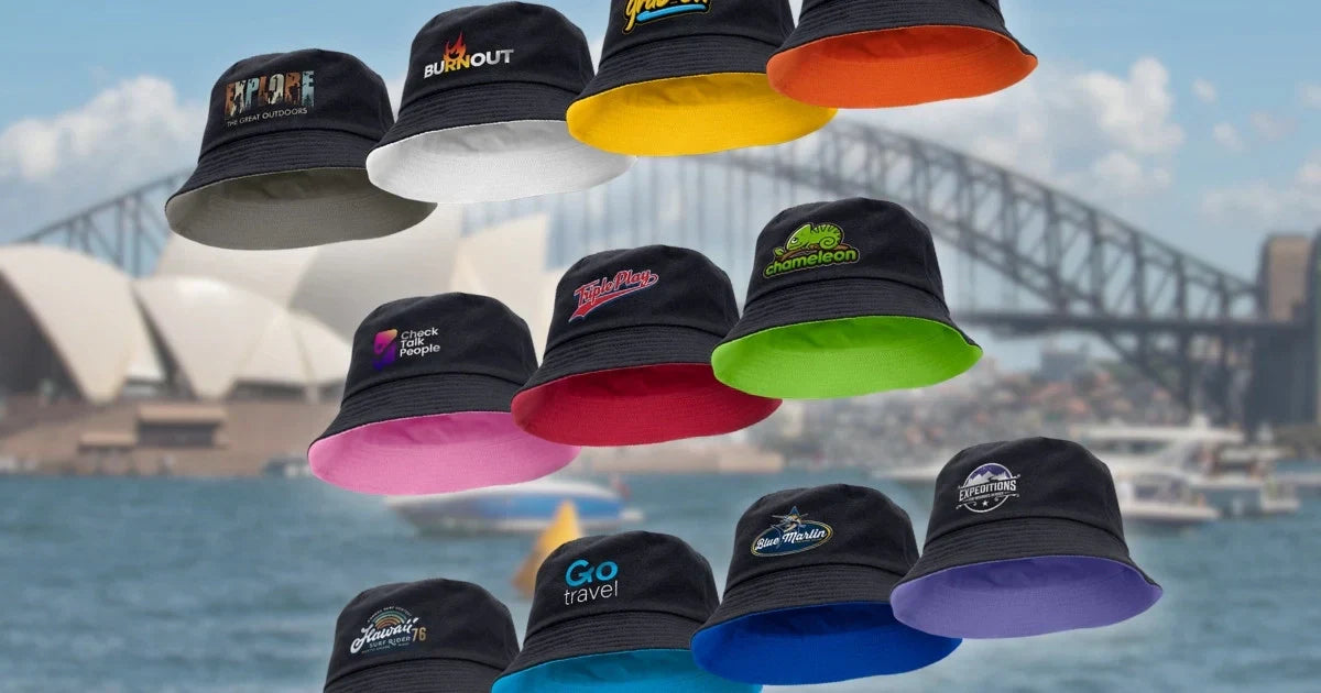 Custom Bucket Hats Australia Bulk Orders Logos Designs KissPromotion Custom Bucket Hats Australia Bulk Orders Logos Designs KissPromotion