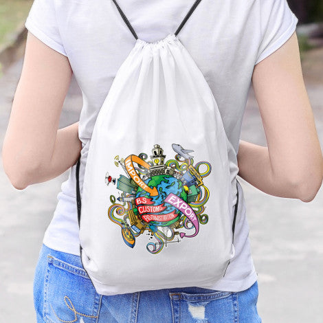 Custom Printed Drawstrings Backpacks with Logo